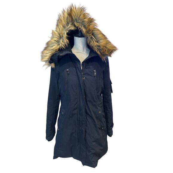 Women’s Vince Camuto Black Duck Down / Feathers Winter Coat Size Large - Picture 1 of 8